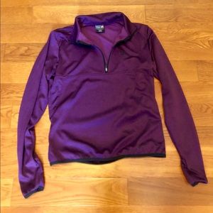 Purple Mammoth 3/4 zip-up long-sleeve